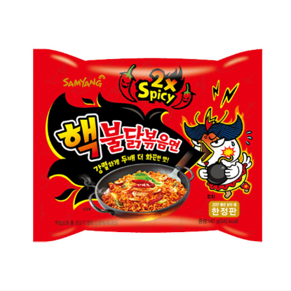 Hot Chicken Flavor Ramen Samyang 2x Spicy 120g- Mì cay Hàn Quốc 2x cay đặc biệt 120g