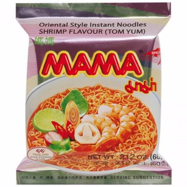 Mama Schrimps Instantnudeln - Mì ăn liền Tôm chua cay Mama 60g
