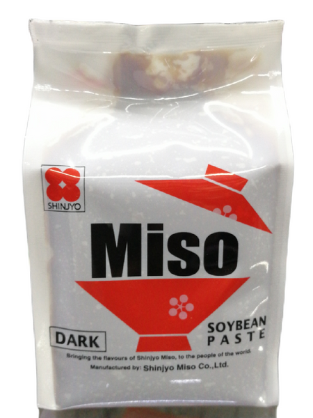 Miso Suppenpaste fermentierte Sojabohnenpaste dunkel (Aka Miso) 500g SHINJYO - Sốt súp miso (dark-đỏ) 500g SHINJYO