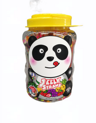 Jelly Straws Assorted jar - Thạch que 1650g ABC (hộp con gấu trúc)