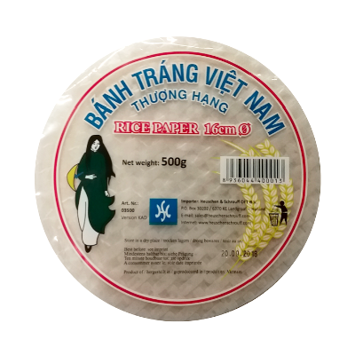 Reispapier Vietnam 16cm 500g - Bánh tráng thượng hạng cô gái