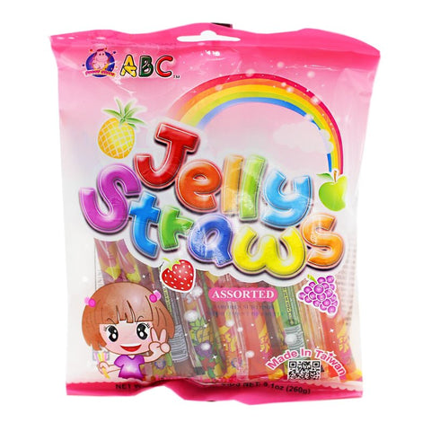 Fruchtgummi Sticks - Thạch que hoa quả 260g ABC Jelly (gói hồng)