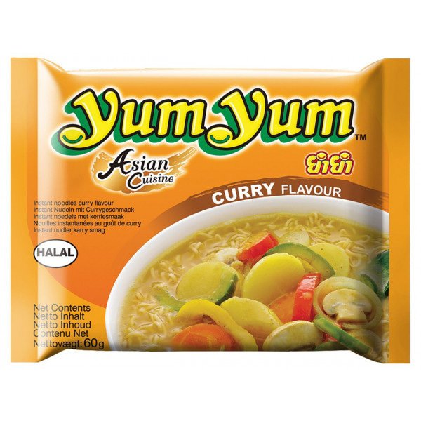 Yum Yum Curry Instantnudeln 60g- Mì ăn liền vị cà ry Yum Yum 60g