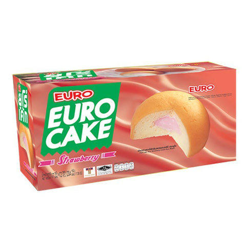 Eierkuchen Strawberry Cake - Bánh trứng vị dâu đất 204g Euro Cake