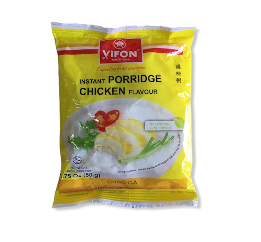 Vifon Instant Porridge Chicken Flavour Reisbrei 50g- Cháo gà ăn liền Vifon 50g