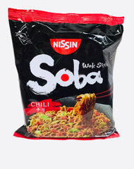 NISSIN Instant Soba Nudeln Chili 111g- Mì Soba cay ăn liền 111g