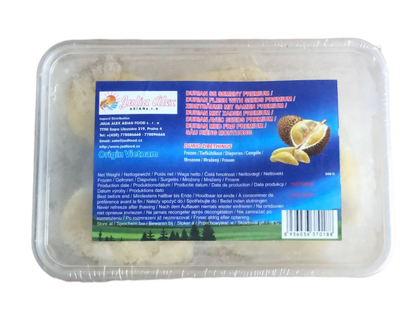 Durian geschält mit Kern - Sầu riêng lột vỏ có hạt 500g Julia Alex