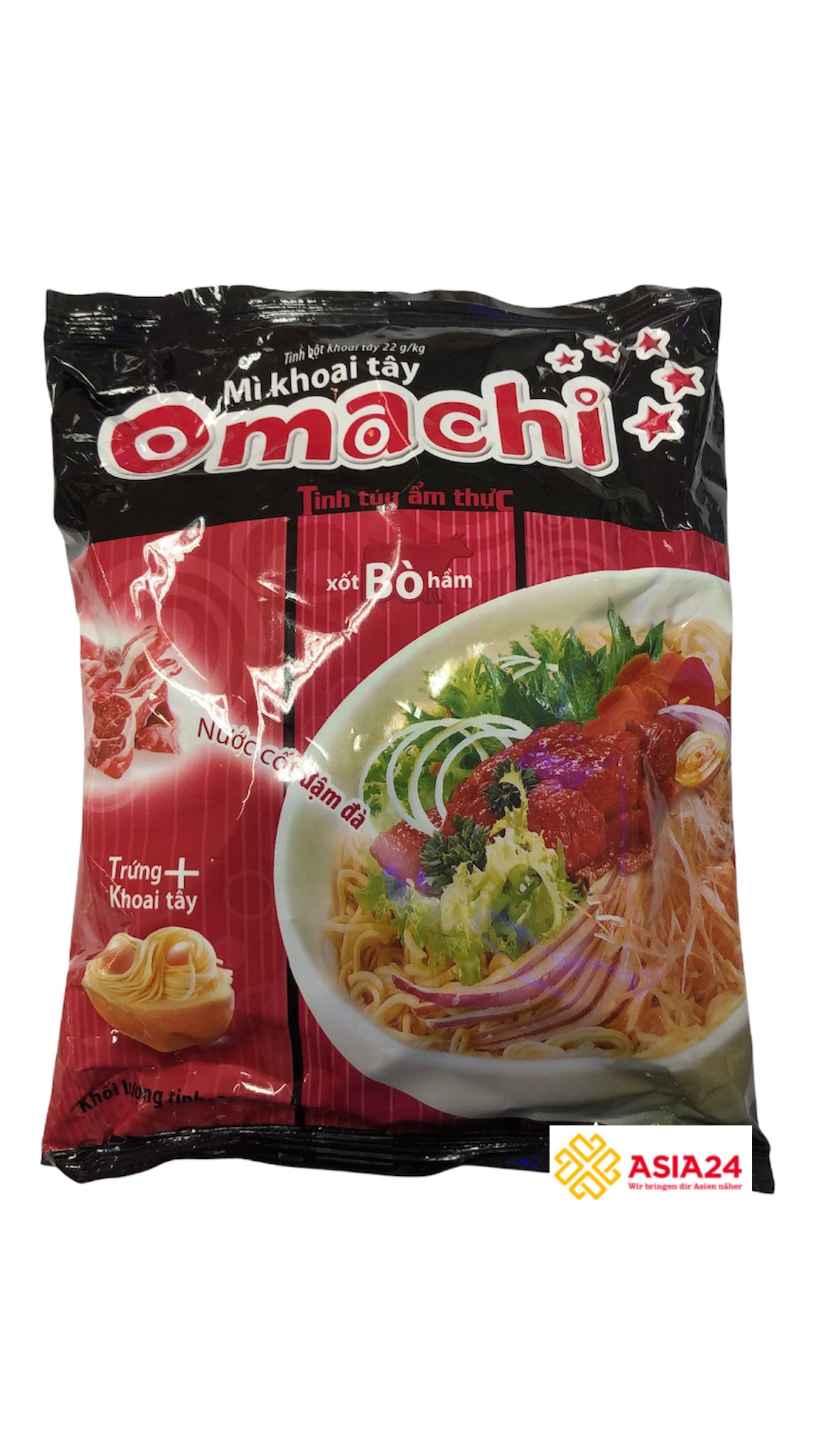 Instantnudeln Omachi Rind 80g - Mì ăn liền Omachi bò hầm 80g