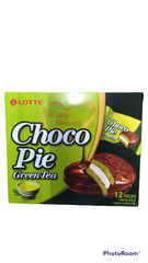 Choco Pie Grüner Tee - Choco Pie vị trà xanh 336g Lotte