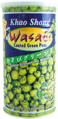 Grüne Erbsen mit Wasabi überzogen - Lạc đậu phộng mù tạt 280g Khao Shong