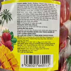 Fruchtgummi Gelee Mix Eimer New Choice Jelly 1000g- Thạch rau câu hoa quả thập cẩm mini 1000g