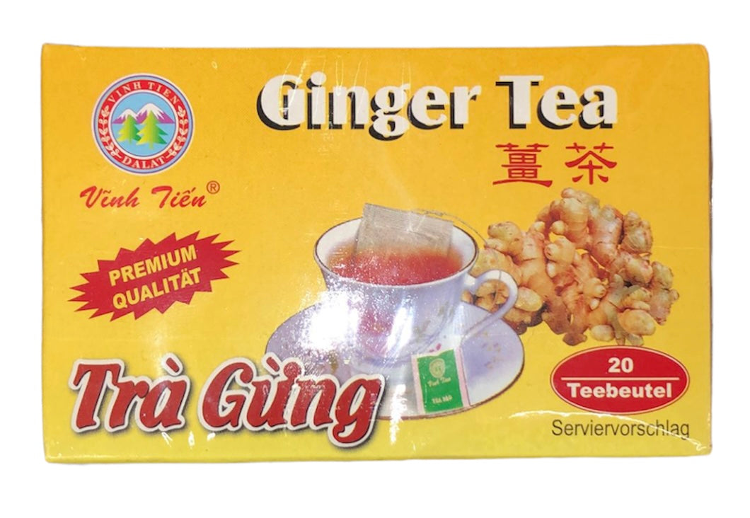 Ginger Tea - Ingwer Tee - Trà gừng 40g Vĩnh Tiến