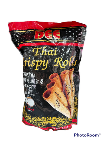 Thailändische knusperige Rollen, Kokosnuss - Bánh quế dừa 150g Dee